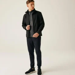 Men's Classic Printable Lightweight Softshell Jacket | Black