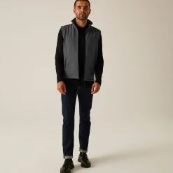 Men's Classic Printable Softshell Bodywarmer | Seal Grey