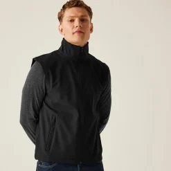 Men's Classic Printable Softshell Bodywarmer | Black