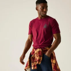 Men's Cline IX T-Shirt | Dark Maroon