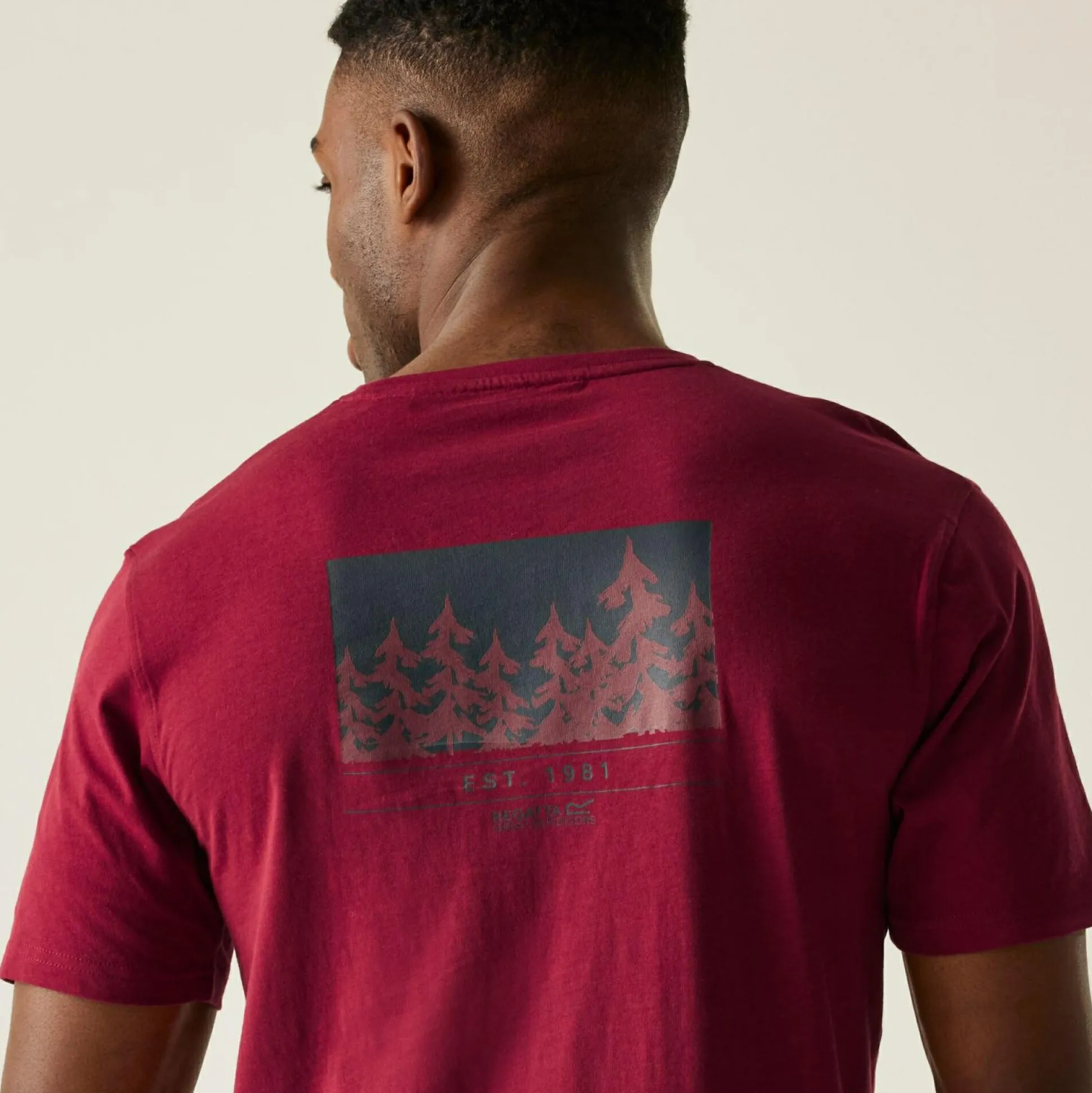 Men's Cline IX T-Shirt | Dark Maroon