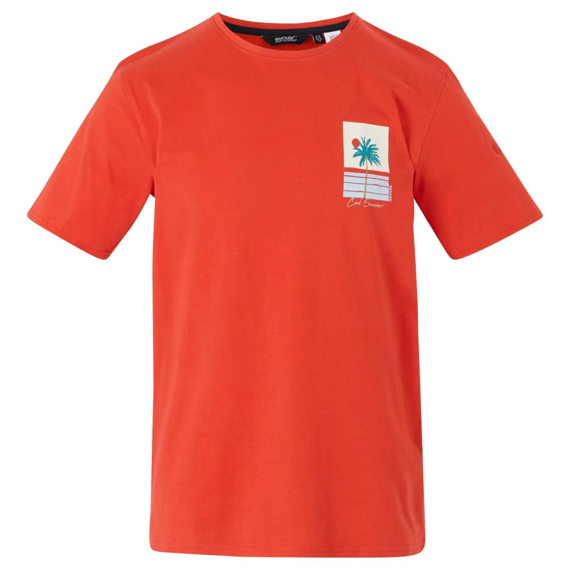 Men's Cline IX T-Shirt | Poppy Red Cool Summer