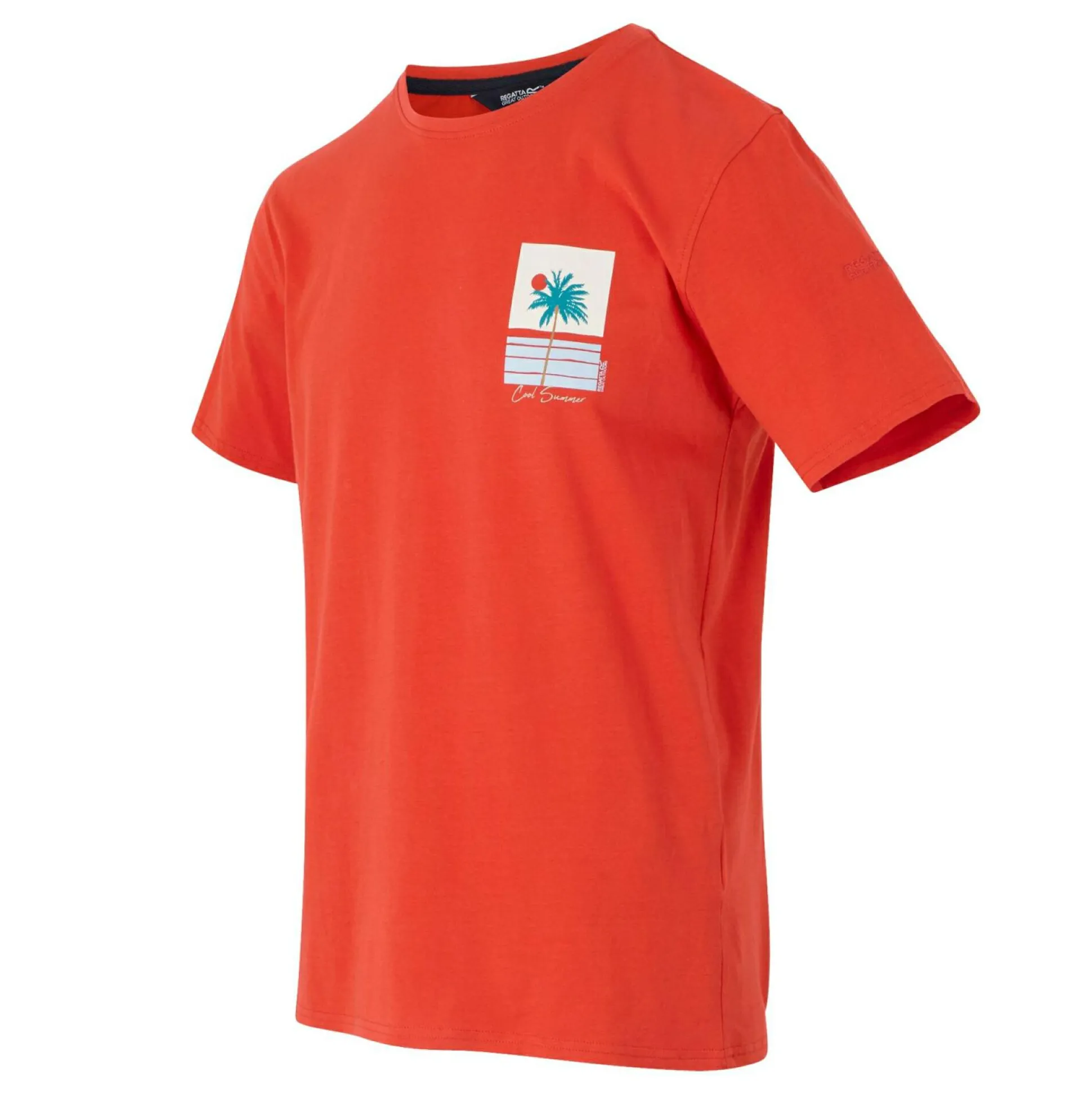 Men's Cline IX T-Shirt | Poppy Red Cool Summer