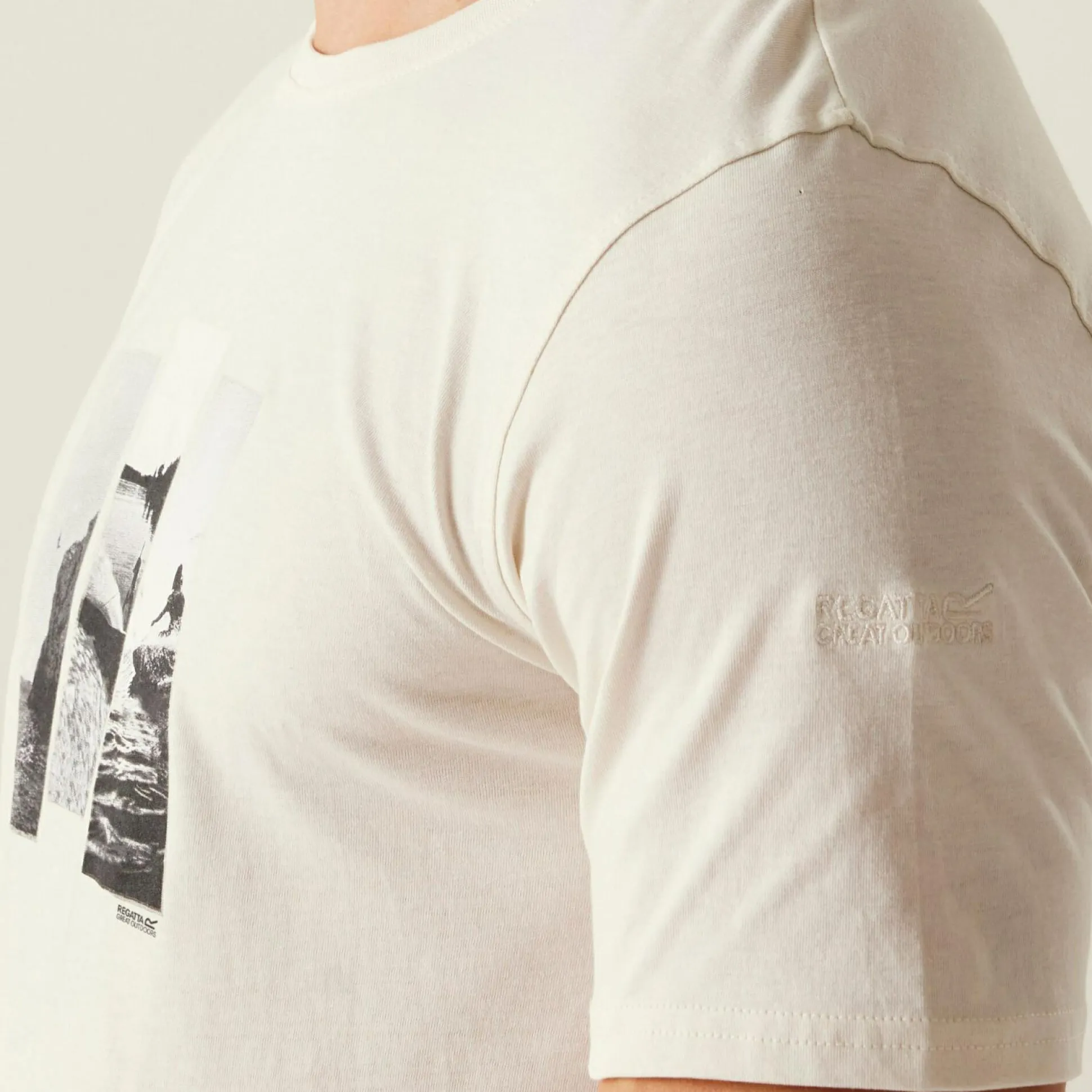 Men's Cline IX T-Shirt | Stone White Photo