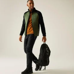 Men's Clumber Hybrid Jacket | Olive Green