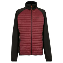 Men's Clumber Hybrid Jacket | Dark Maroon Black