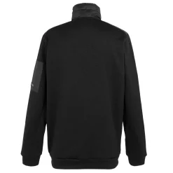 Men's Colliston Baffled Fleece Jacket | Black Red Ochre