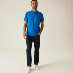 Men's Coolweave Wicking Polo Shirt | Oxford Blue