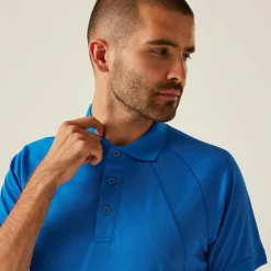 Men's Coolweave Wicking Polo Shirt | Oxford Blue