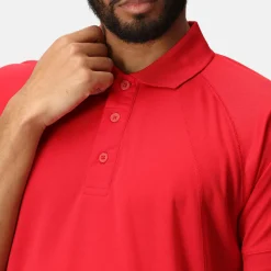 Men's Coolweave Wicking Polo Shirt | Classic Red