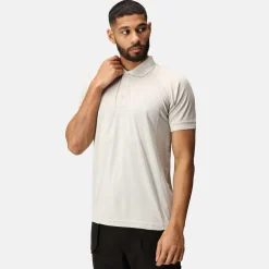 Men's Coolweave Wicking Polo Shirt | Silver Grey