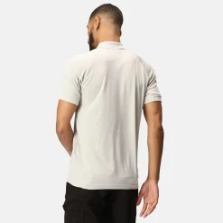 Men's Coolweave Wicking Polo Shirt | Silver Grey