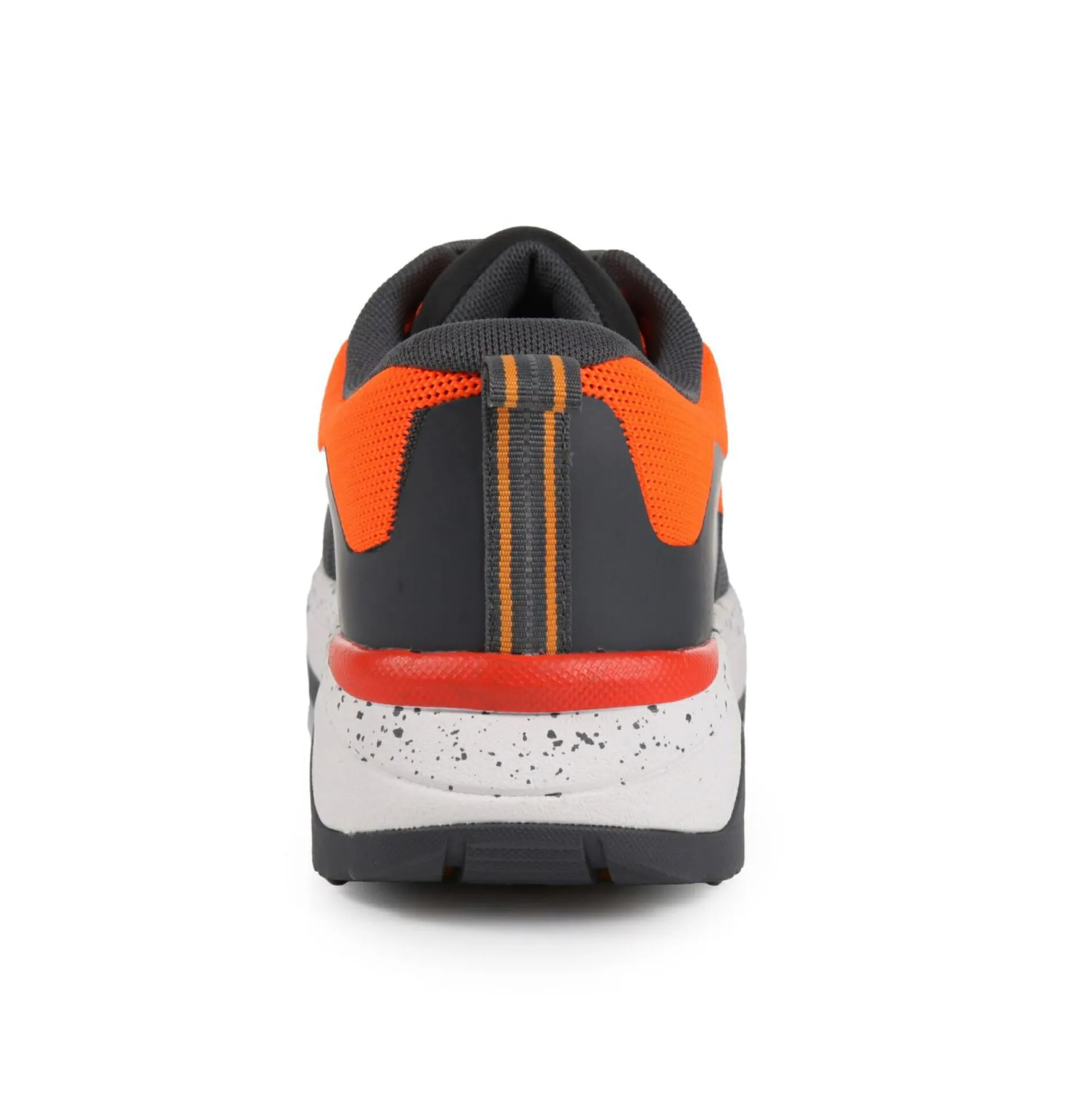 Men's Crossfort Safety Trainers | Flame Orange Gun Metal