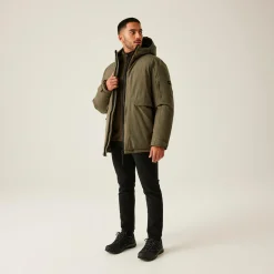 Men's Dallymoore Insulated Padded Jacket | Crocodile Black