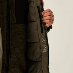 Men's Dallymoore Insulated Padded Jacket | Crocodile Black