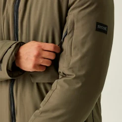 Men's Dallymoore Insulated Padded Jacket | Crocodile Black