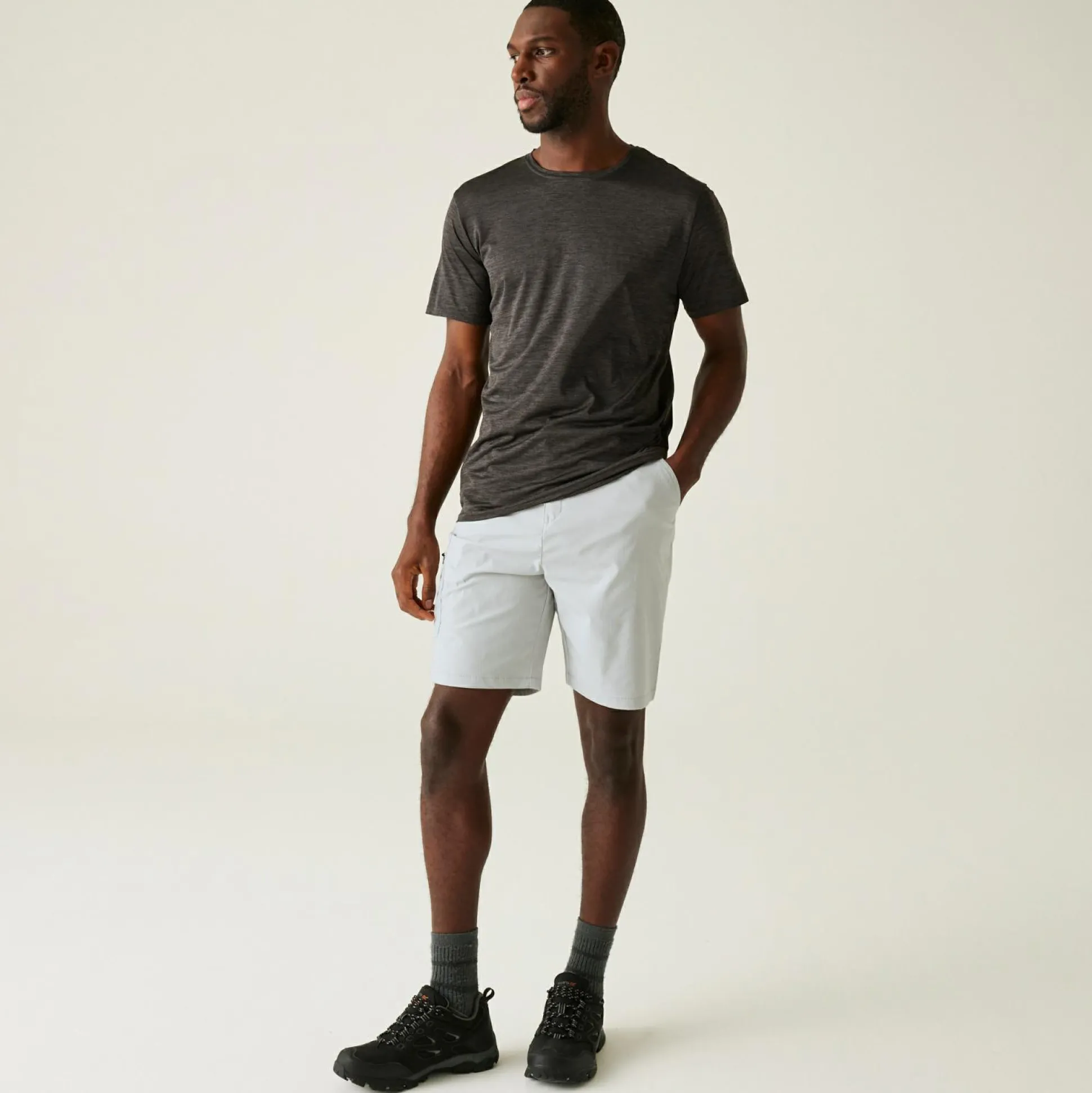 Men's Dalry Multi Pocket Shorts | Silver Grey