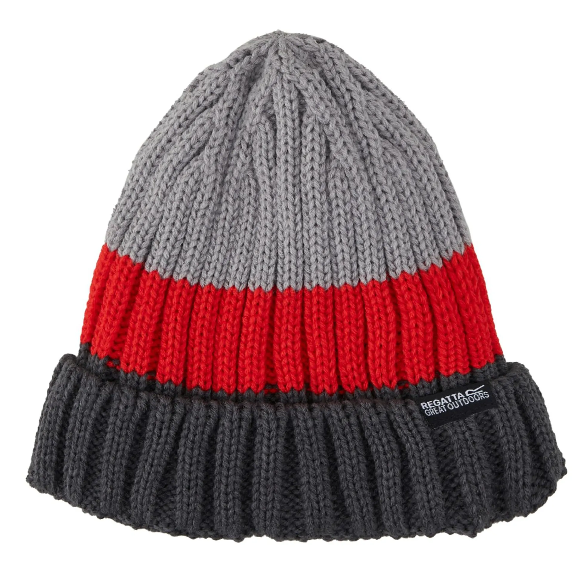 Men's Davion V Hat | Mineral Grey High Risk Red