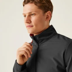 Men's Dendrick Softshell Jacket | Ash Red Ochre