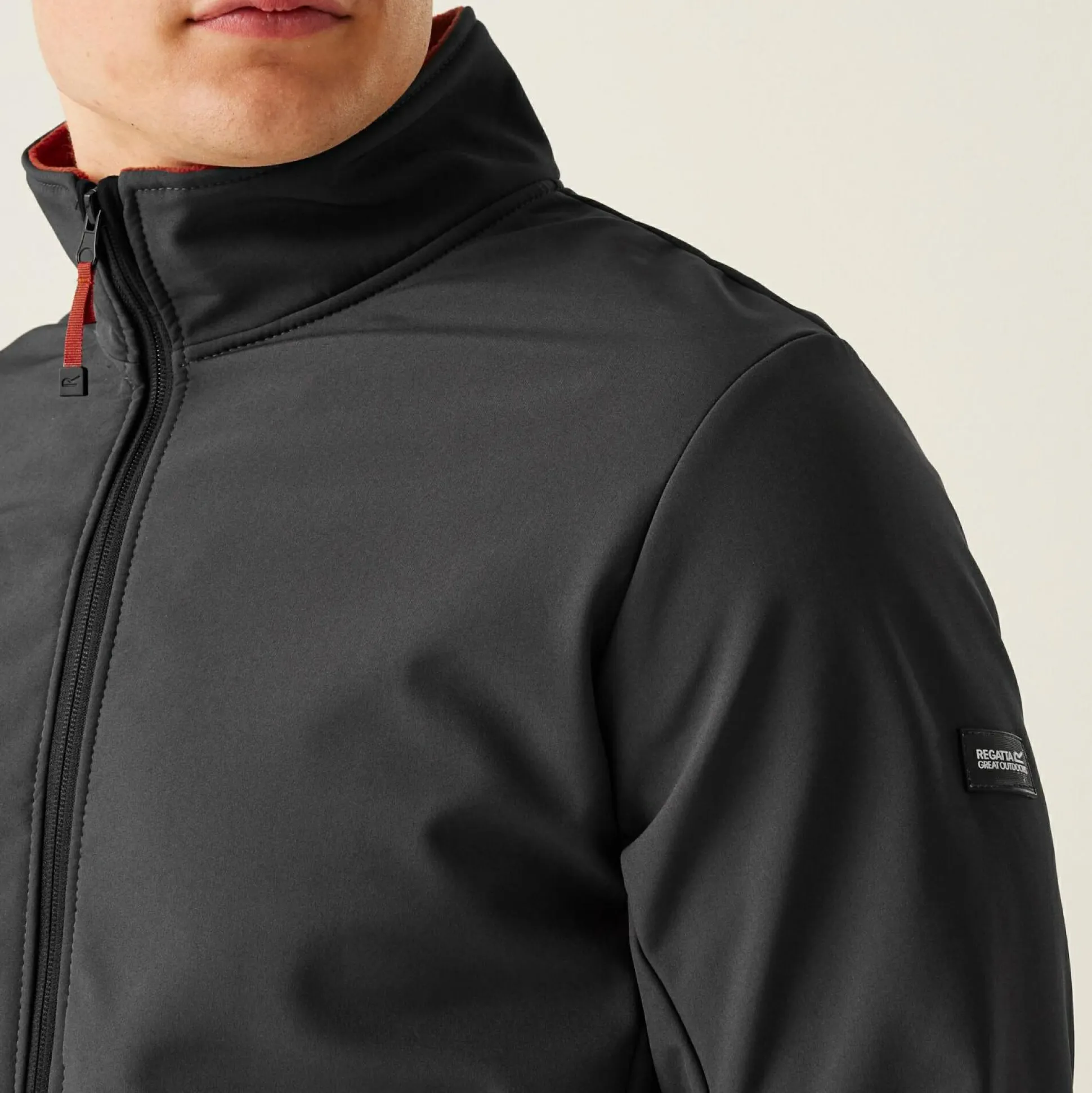 Men's Dendrick Softshell Jacket | Ash Red Ochre