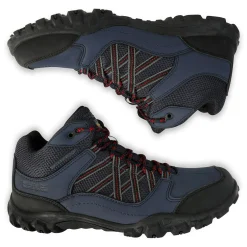 Men's Edgepoint Waterproof Mid Walking Boots | Navy Rio Red