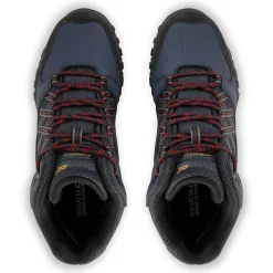 Men's Edgepoint Waterproof Mid Walking Boots | Navy Rio Red