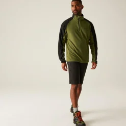 Men's Elson II Lightweight Fleece | Nephrite Green Black