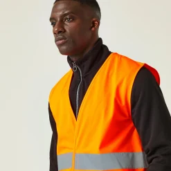 Men's Essential HI-VIS Easy Print Vest | Orange