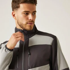 Men's E-Volve 2 Layer Softshell Jacket | Mineral Grey Ash