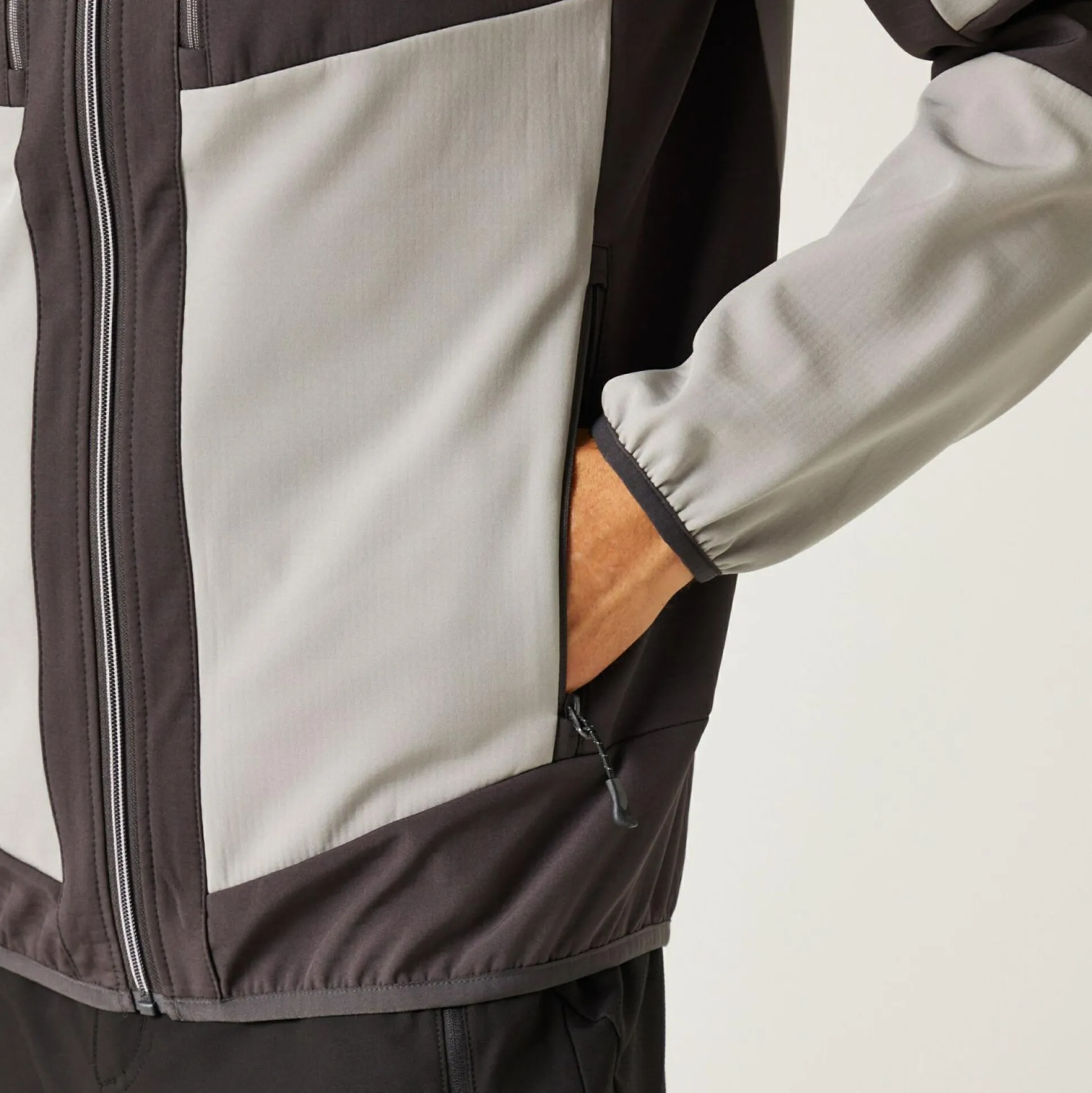 Men's E-Volve 2 Layer Softshell Jacket | Mineral Grey Ash
