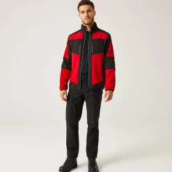 Men's E-Volve 2 Layer Softshell Jacket | Classic Red Black