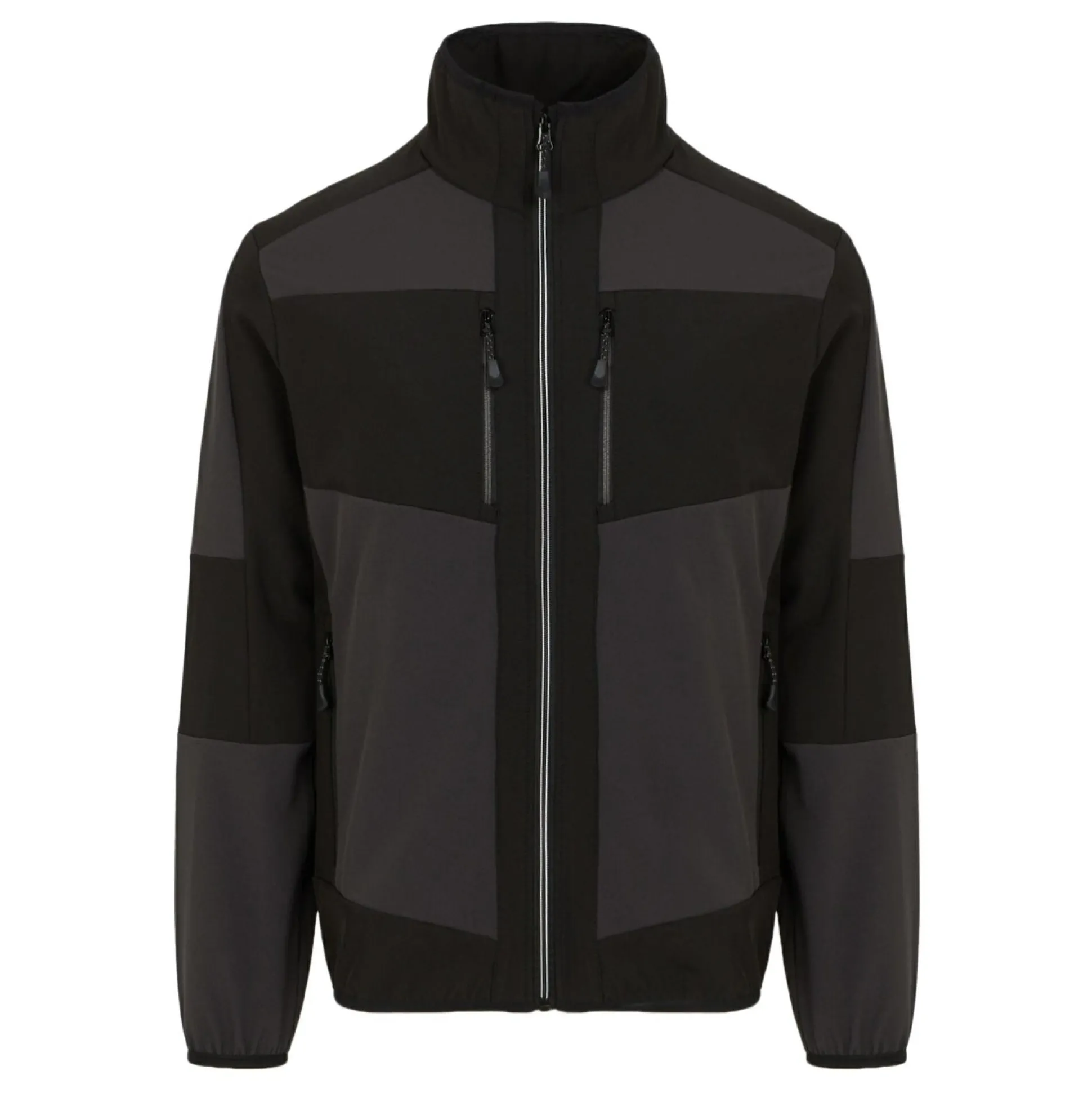 Men's E-Volve 2 Layer Softshell Jacket | Ash Black
