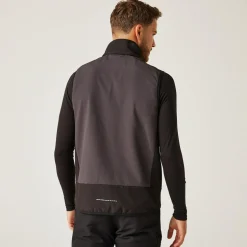 Men's E-Volve 2 Layer Softshell Bodywarmer | Ash Black