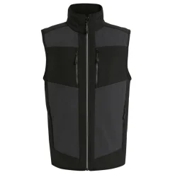 Men's E-Volve 2 Layer Softshell Bodywarmer | Ash Black