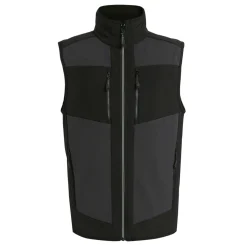 Men's E-Volve 2 Layer Softshell Bodywarmer | Ash Black