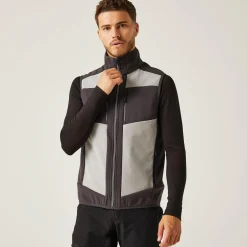 Men's E-Volve 2 Layer Softshell Bodywarmer | Mineral Grey Ash