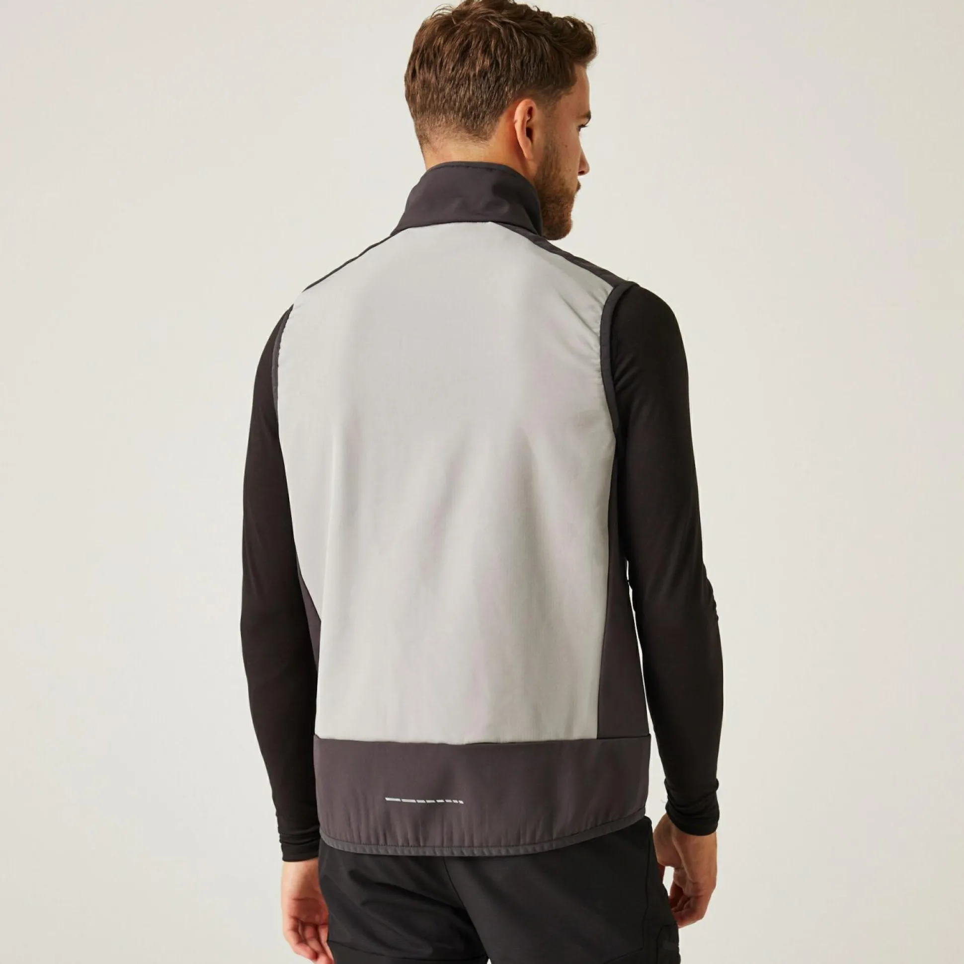 Men's E-Volve 2 Layer Softshell Bodywarmer | Mineral Grey Ash