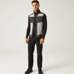 Men's E-Volve 2 Layer Softshell Bodywarmer | Mineral Grey Ash