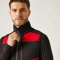Men's E-Volve 2 Layer Softshell Bodywarmer | Classic Red Black