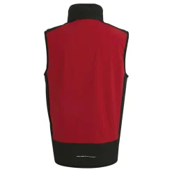 Men's E-Volve 2 Layer Softshell Bodywarmer | Classic Red Black