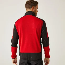 Men's E-Volve Stretch Midlayer  | Classic Red Black
