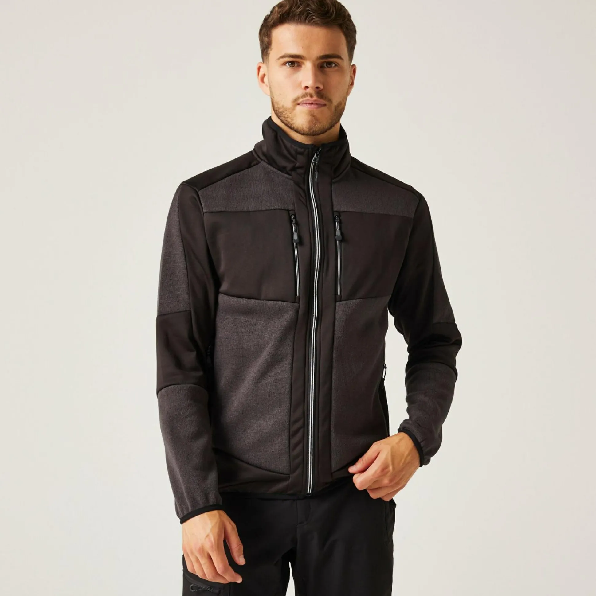 Men's E-Volve Stretch Midlayer | Ash Black