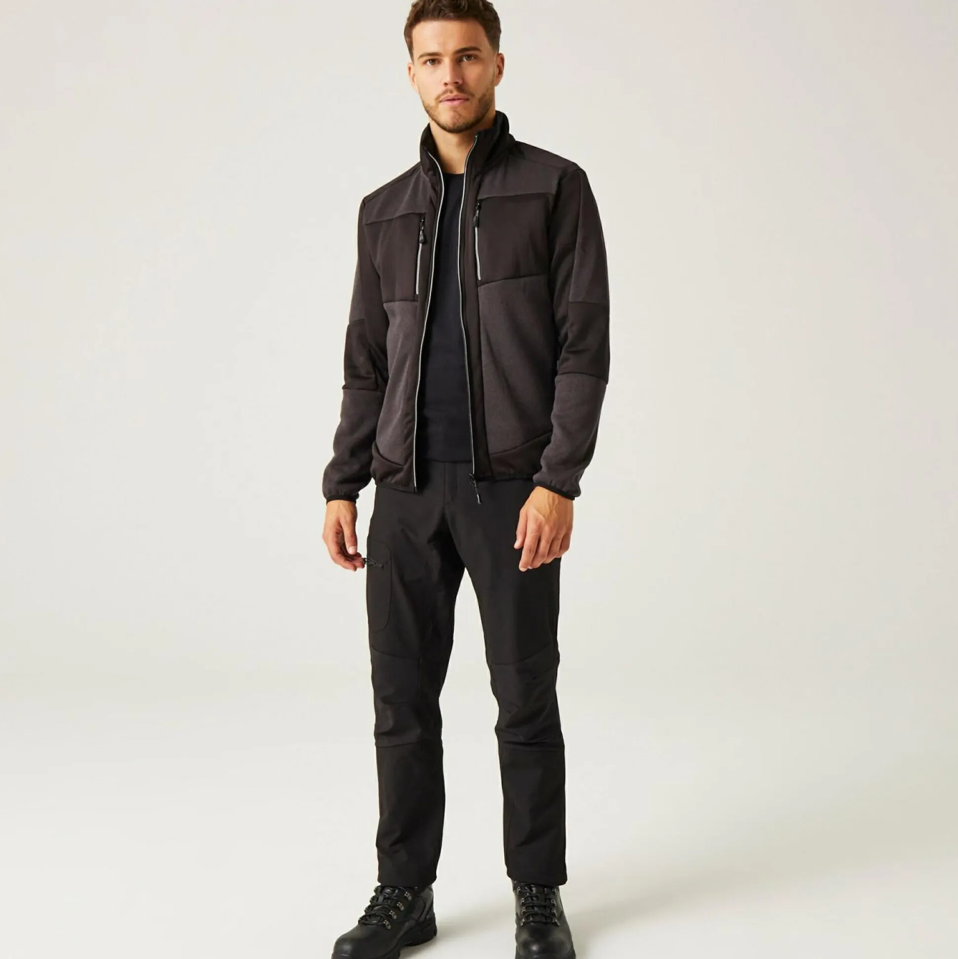 Men's E-Volve Stretch Midlayer | Ash Black