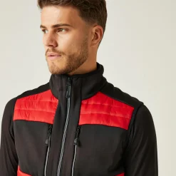 Men's E-Volve Thermal Hybrid Bodywarmer | Classic Red Black