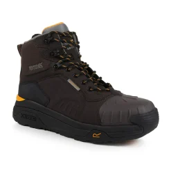 Men's Exofort Waterproof Safety Hiker | Chestnut Black