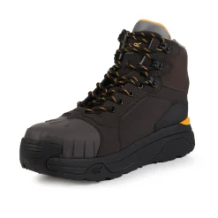 Men's Exofort Waterproof Safety Hiker | Chestnut Black