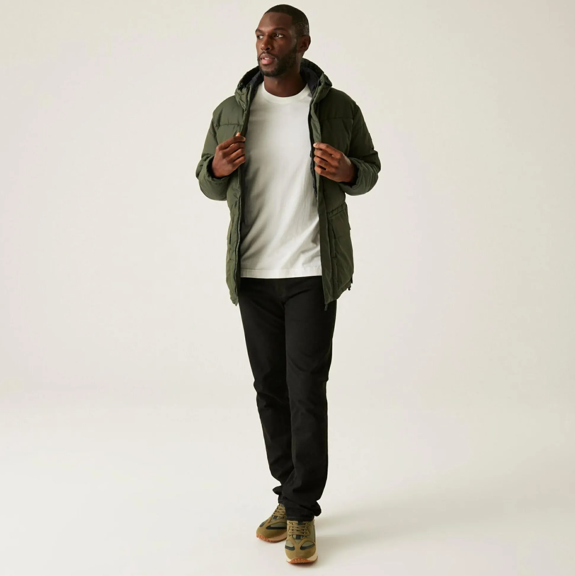 Men's Falkner Baffled Jacket | Dark Khaki
