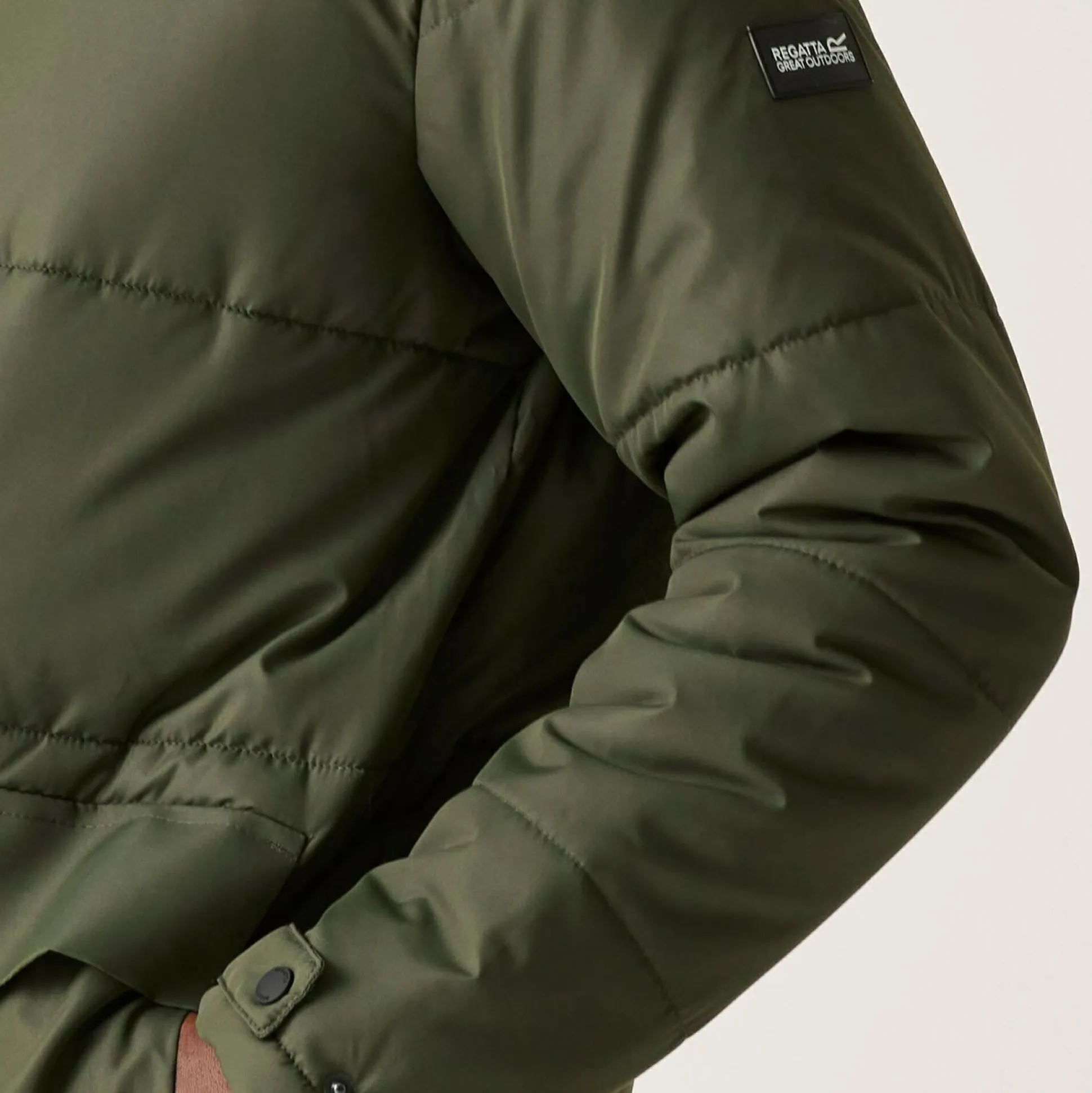 Men's Falkner Baffled Jacket | Dark Khaki