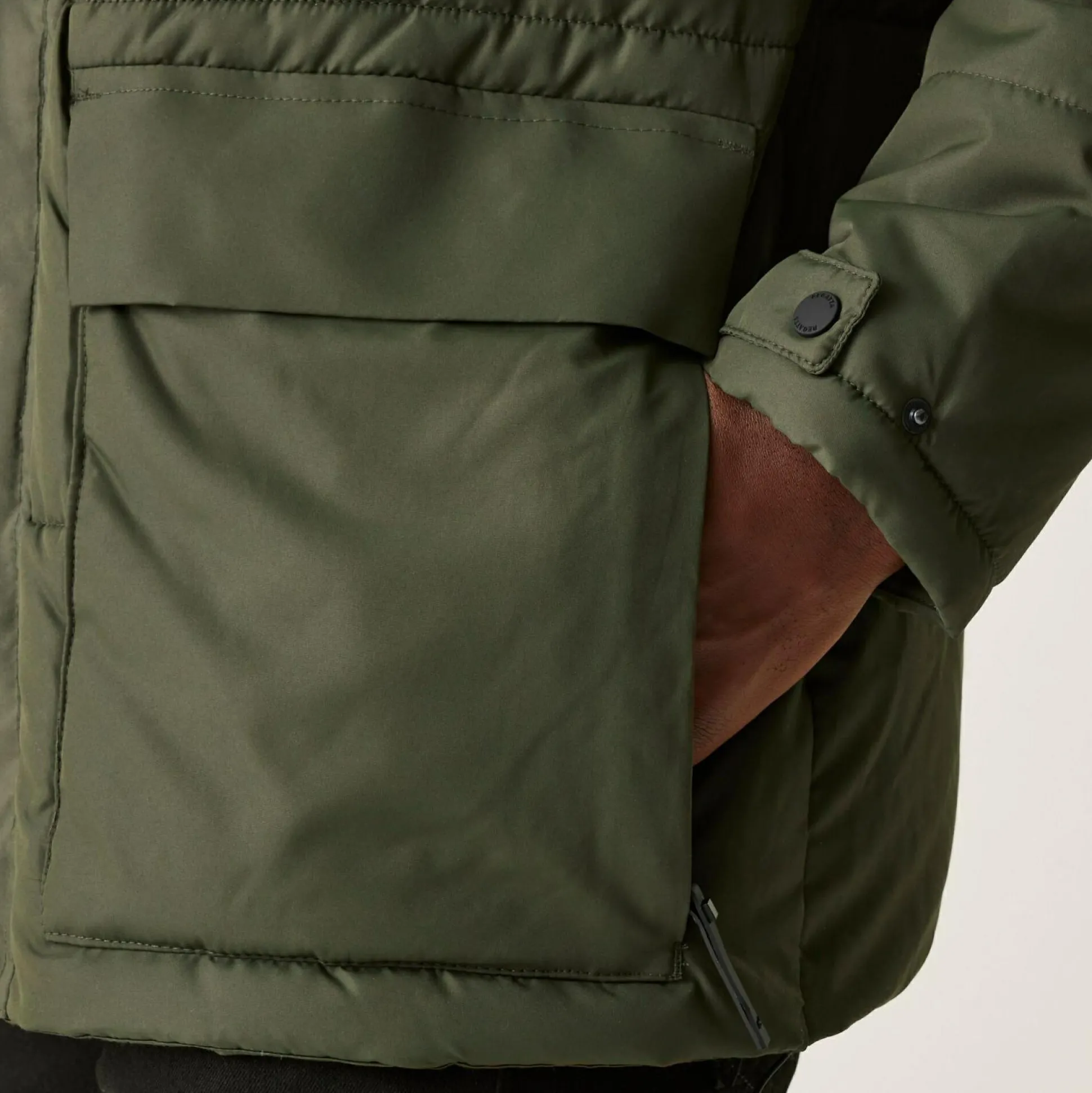 Men's Falkner Baffled Jacket | Dark Khaki