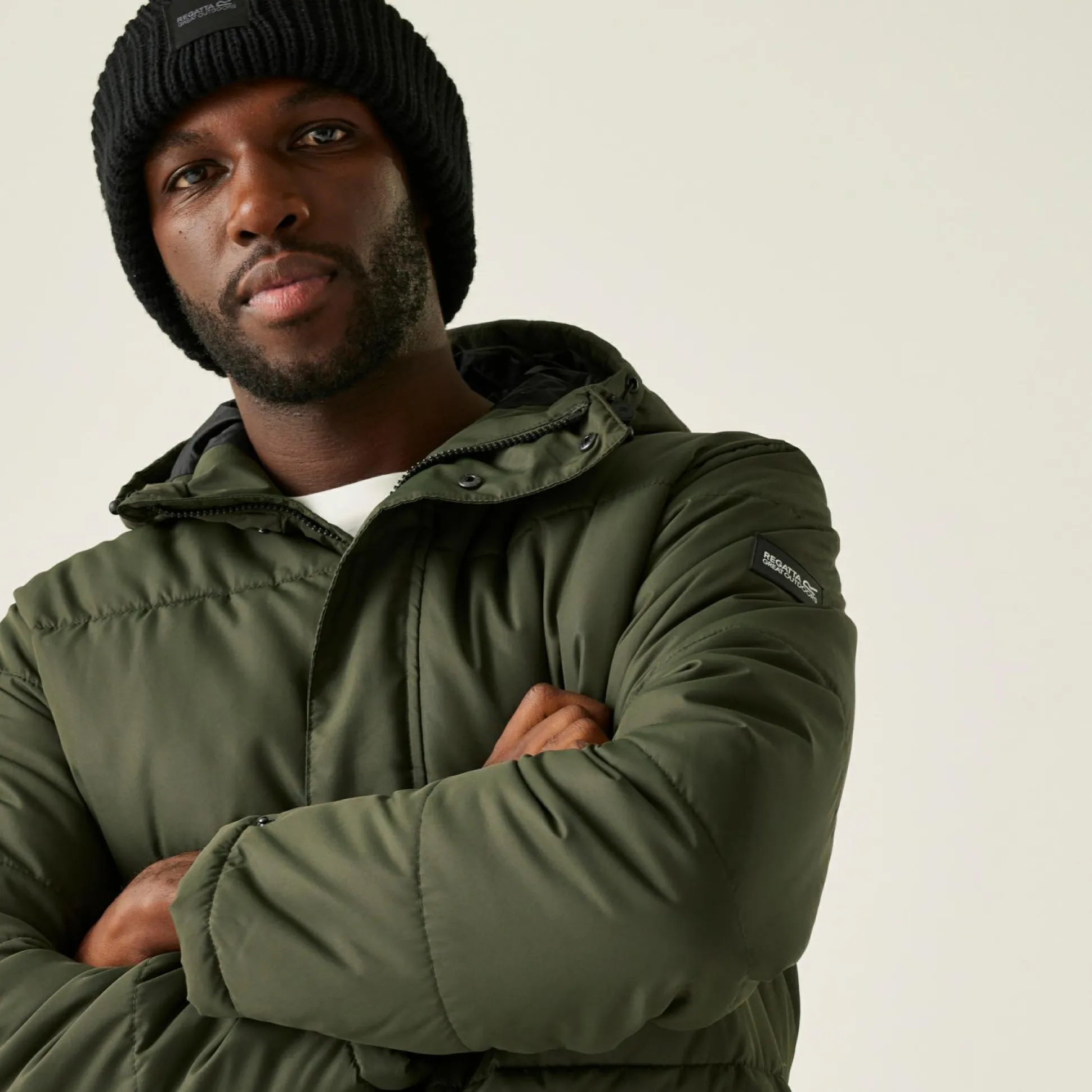 Men's Falkner Baffled Jacket | Dark Khaki